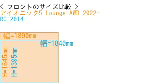 #アイオニック5 Lounge AWD 2022- + RC 2014-